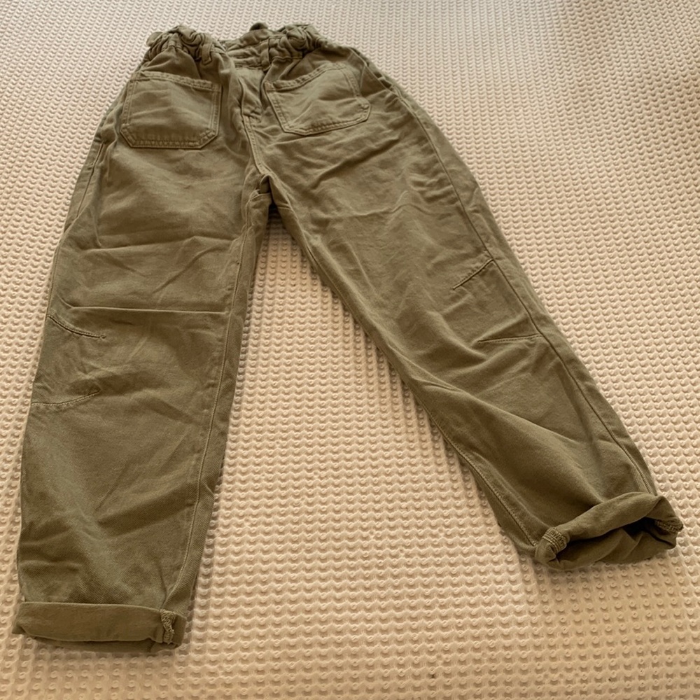 High Waisted Zara Jeans — Green
